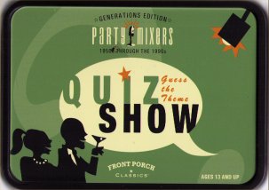 Quiz Show Tin Party Mixer by Front Porch Classics